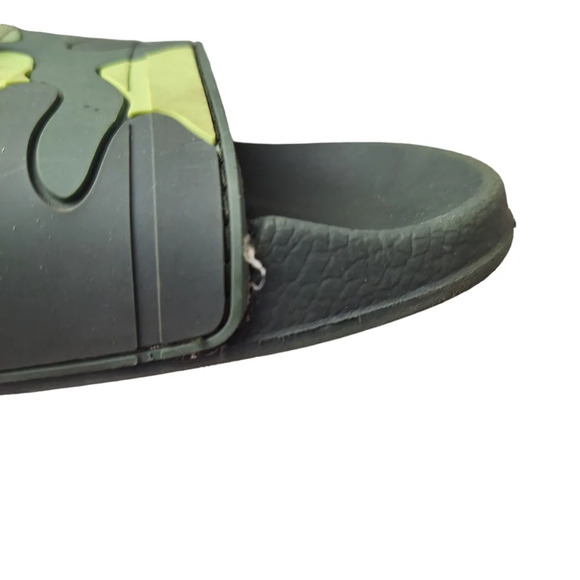 Cat & Jack Sz 13/1 Small Boys Green Camo Nikko Slip-On Slides - Picture 8 of 12